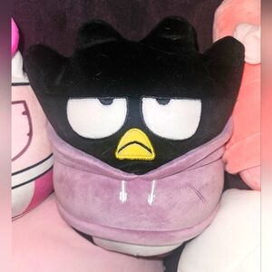 NWT Badtz Maru in purple hoodie Squishmallow 7" RARE from Hello Kitty & friends